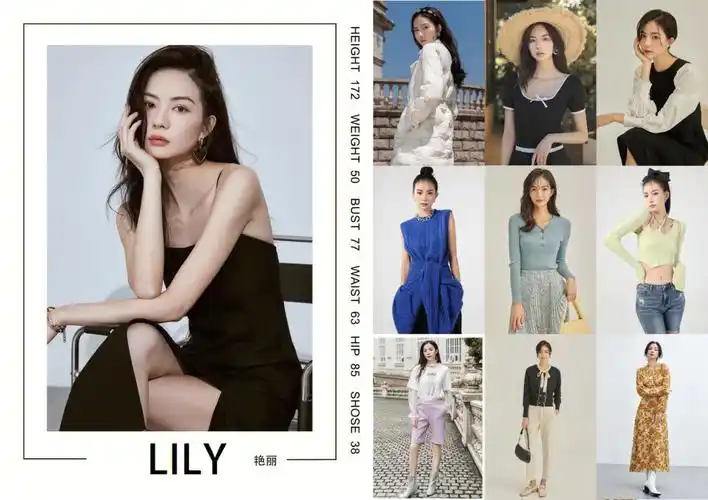 简一模特模卡更新part3女生版