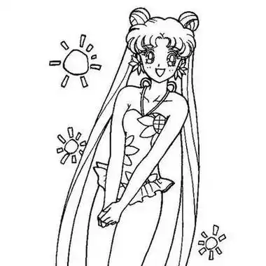 人物简笔画 少女 简单 - 简单简笔画