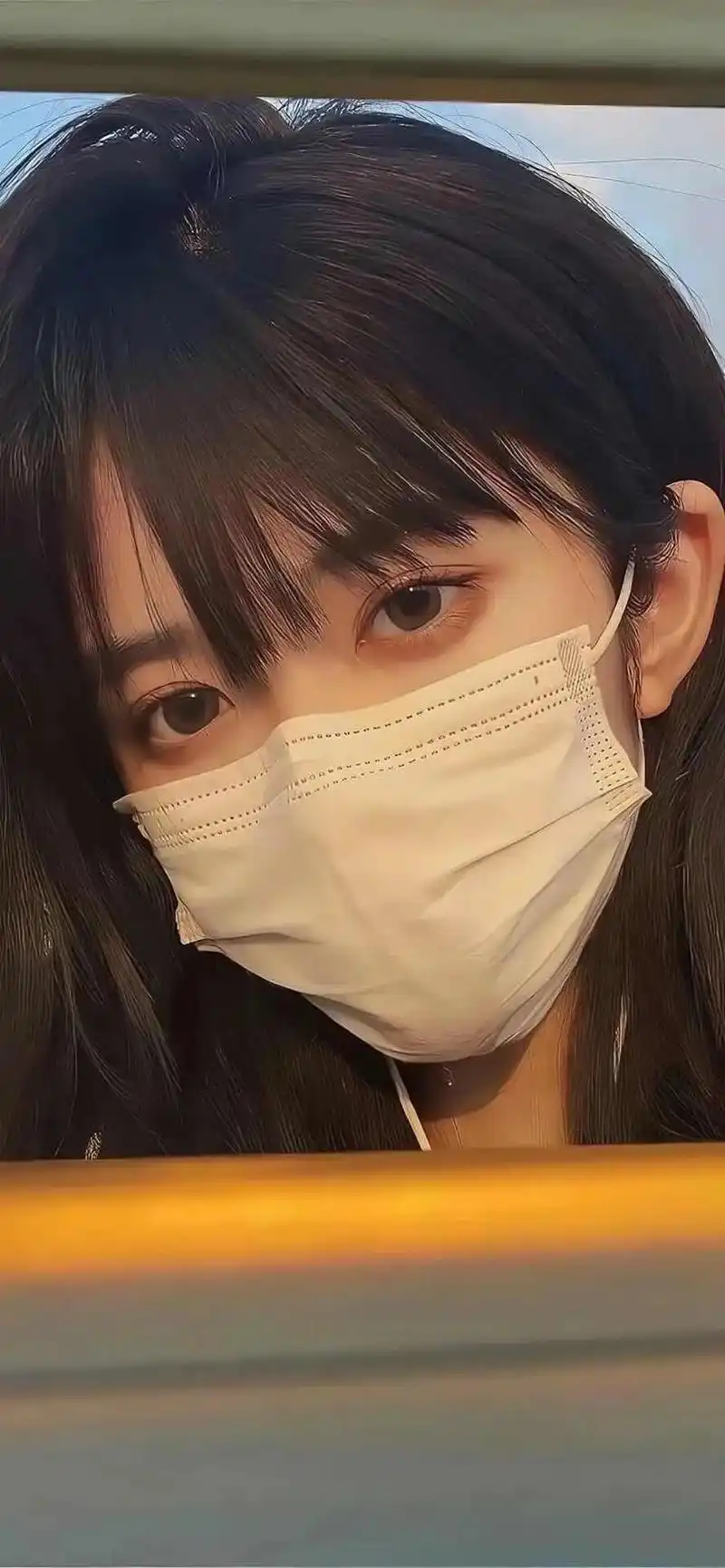 口罩#禁欲系 #戴口罩的女孩 #壁纸 - 抖音