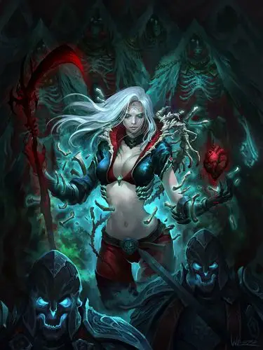 新画的死灵法师 希望大家喜欢_卡迪安城邦_凯恩之角_暗黑破坏神3论坛