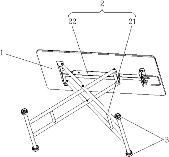 一种升降折叠桌的制作方法