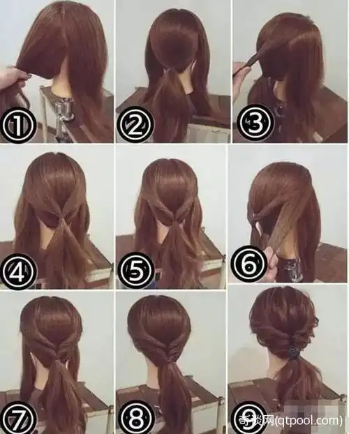 9款日常编发图解编头发也可这样简单