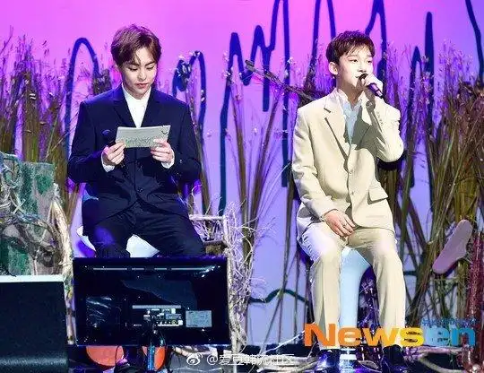 [星闻]金珉锡助阵金钟大个人专辑《april, and a flower》音监会担当