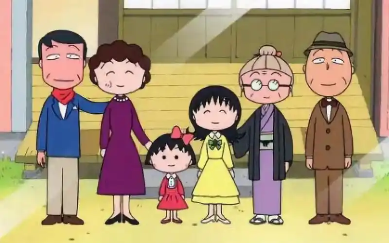 《樱桃小丸子》的真实背景故事,人物原型,真实的小丸子一家生活是怎么