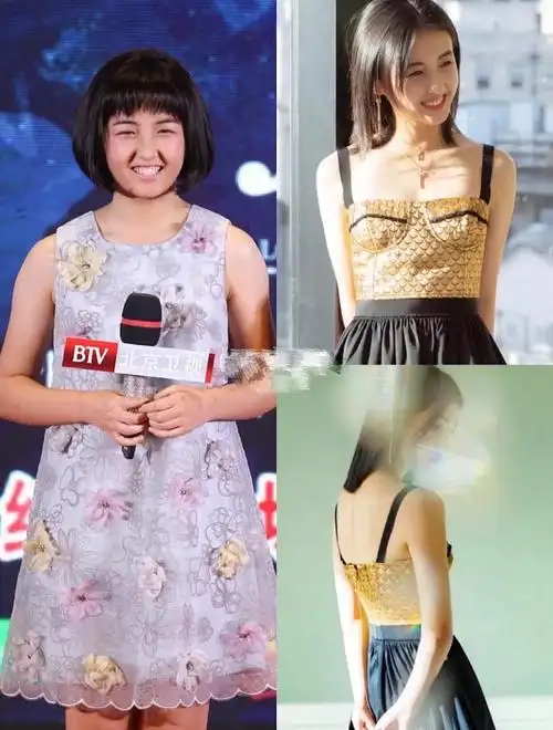 张子枫现在和早期的对比图确实有很大变化_高清图集_新浪网