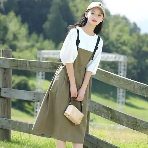 春季连衣裙女学生少女