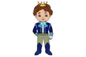 笔画王子简笔画怎么画教程帅气的王子简笔画卡通简笔画简笔画大全帅气