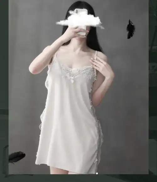 情趣睡衣性感骚激情内衣套装透明睡裙火辣床上调情蕾丝挑逗女_幻夜