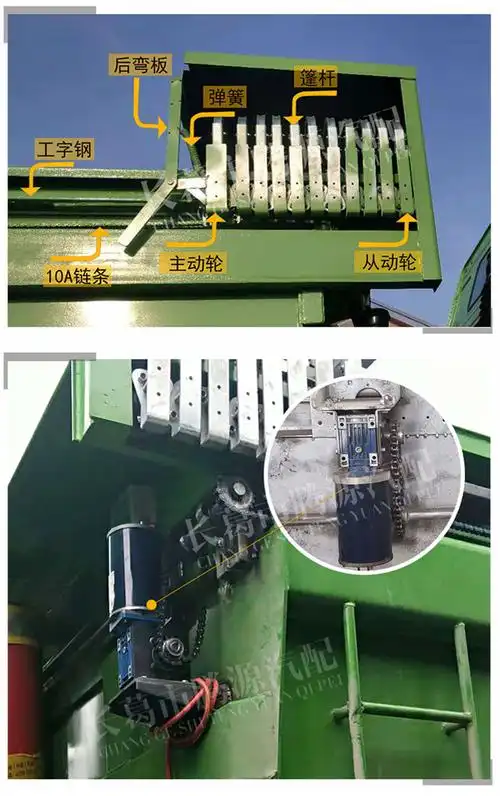 自卸车自动篷布渣土车货车自动伸缩篷布自卸车改装链条轻轨工程车