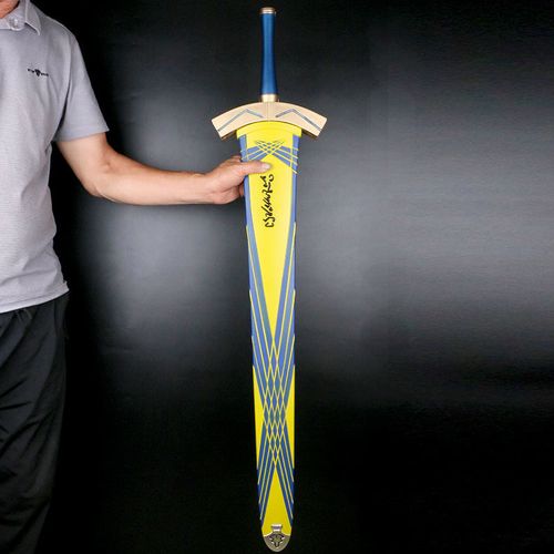 saber誓约胜利之剑1比1道具剑 fate周边武器咖喱棒pu动漫兵器