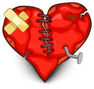 有关心碎的签名图片