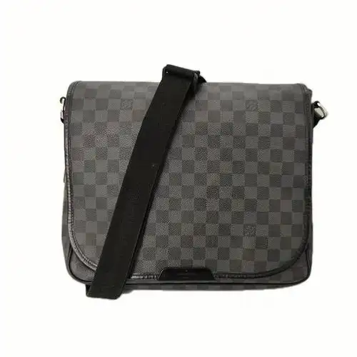 lv路易威登bastille棋盘格男士单肩包