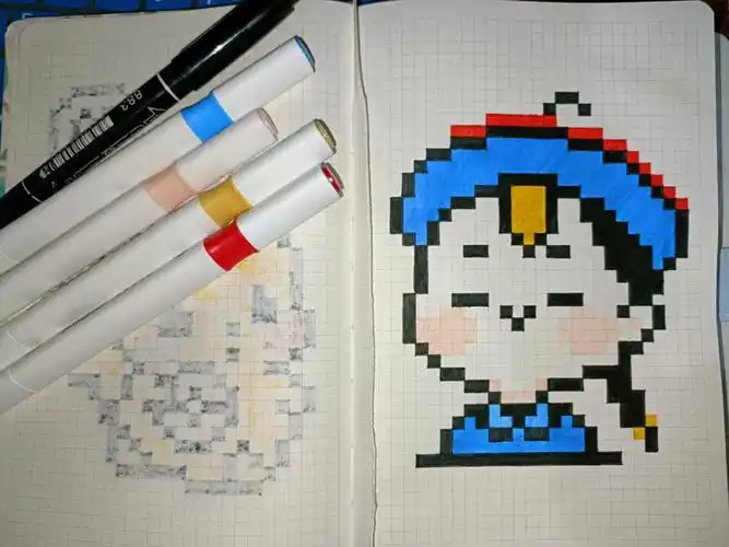 像素画临摹⑤小僵尸