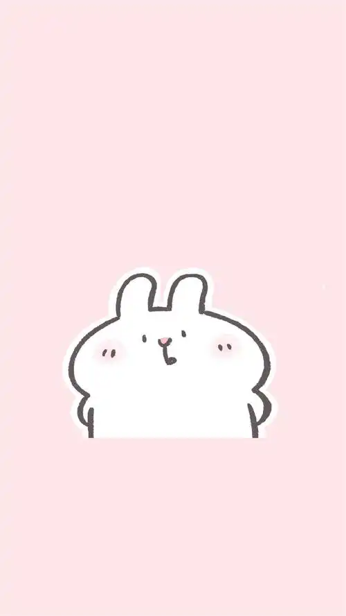 可爱小兔子卡通高清手机壁纸