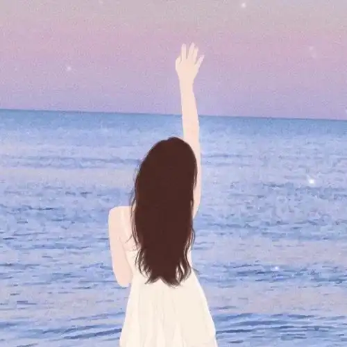 女生唯美思念头像