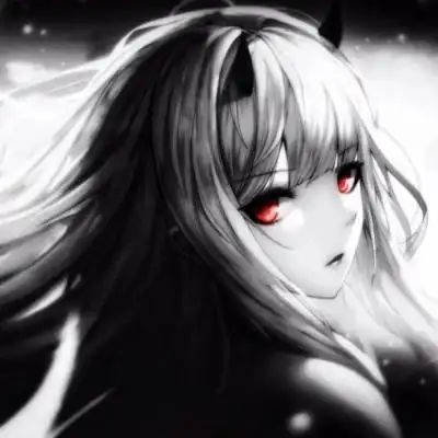 动漫女生暗黑系头像