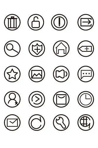 个人简历小图标套图模板下载-编号452188-众图网