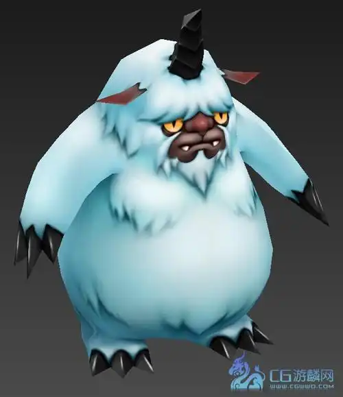 cg模型-雪山白毛怪