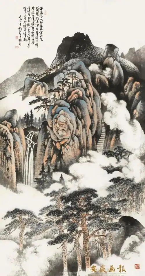 艺术天地|朱修立:回望青山写真意|山水画|李可染|画家_新浪新闻