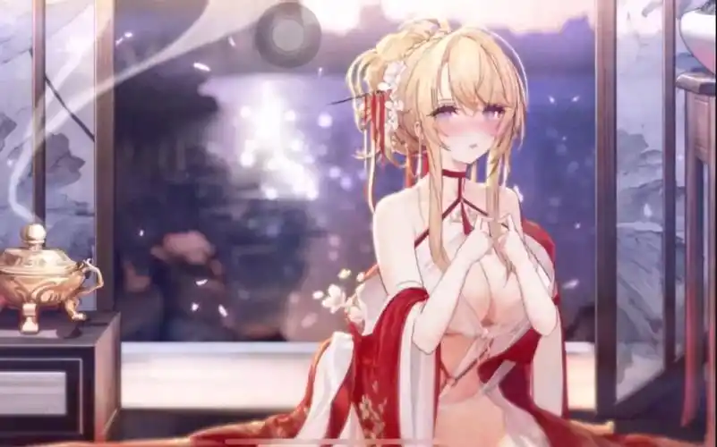 碧蓝航线-光荣新春旗袍皮肤换装l2d展示