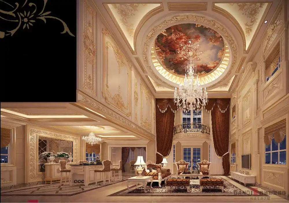 晒晒曦城780平豪宅,全屋欧式风格装修,有一种住在宫殿的感觉_工艺