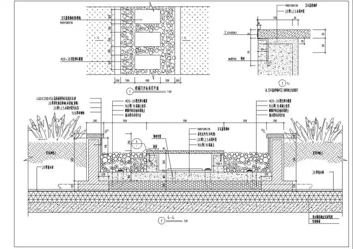 [分享]景观工程施工图cad资料下载