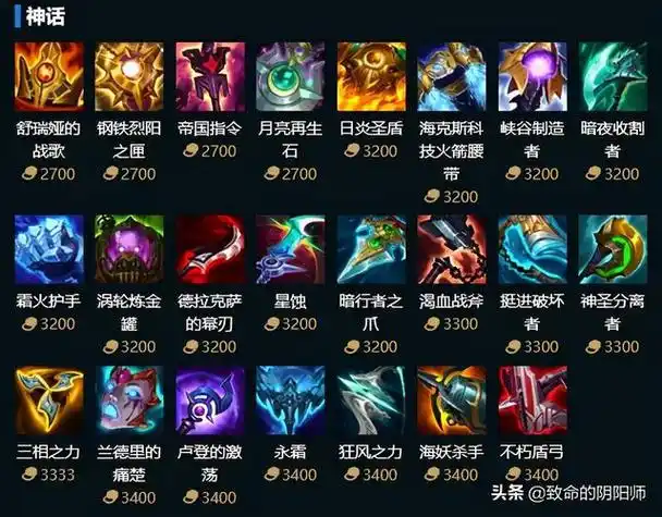 《英雄联盟》s11 季前赛海量装备改动,你看懂了吗?