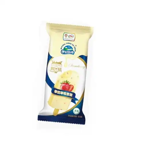 伊利牧场甄稀挚恋草莓雪糕5支装一支