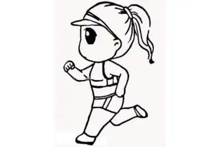 跑步的小女孩2022-03-072小女孩简笔画人物简笔画女孩简笔画十二个