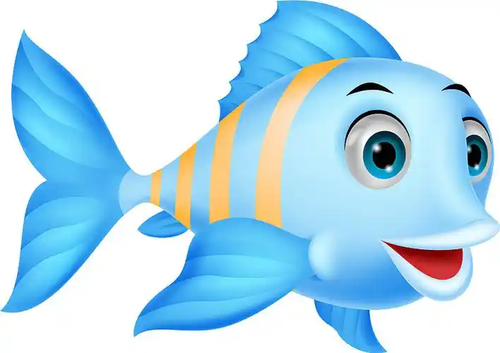 卡通可爱的鱼