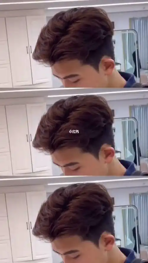 男生烫发第十六款丨港风ins三七分 简单易打理 烫型不烫卷.