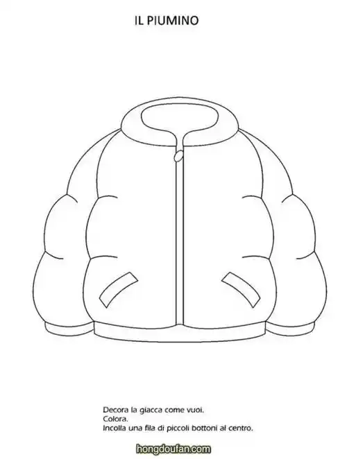 15件衣服卡通手绘简笔画毛衣卫衣夹克t恤手绘儿童画