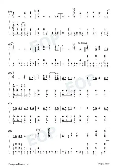 一决高下-伍六七之最强发型师ost双手简谱预览2