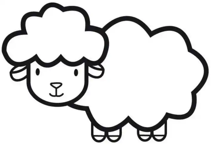 羊简笔画可爱羊简笔画可爱简单