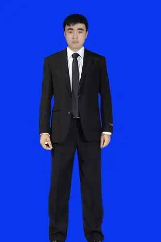 求大神帮我ps张正装全身照