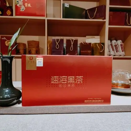 正品理想华莱健速溶黑茶粉210克420条正宗特级易泡便携冲泡黑金