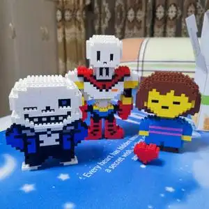 乐高sans微小颗粒拼装积木成年益智玩具拼图传说之下手办摆件22人付款