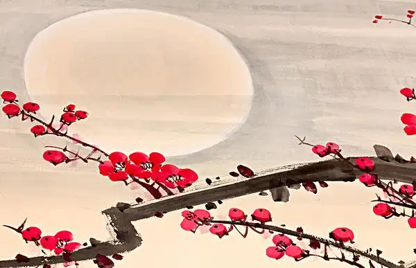 月亮梅花