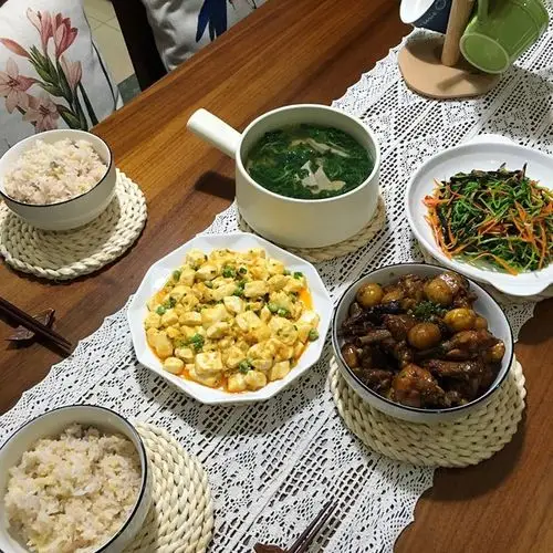 梅之小榭做的晚饭