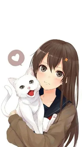 动漫 女头 卡通 人物 可爱 头像 壁纸