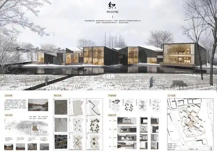 景观展板设计分享||名宿横向a1展板psd素材