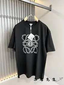 loewe/罗意威 24春夏新款男士t恤经典logo印花休闲圆领情侣短袖