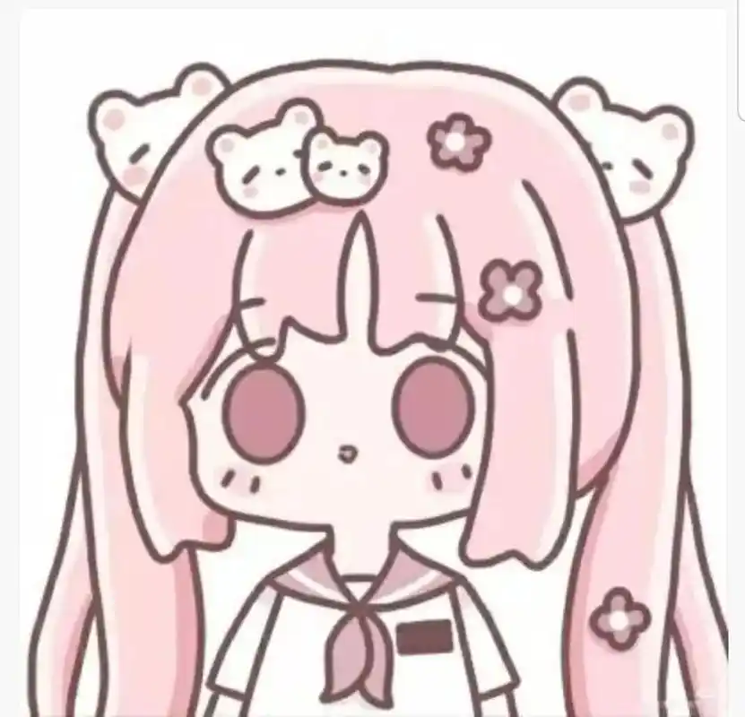 19:48198%!回q版人像女生头像可爱萌头像预览:方形圆 - 抖音