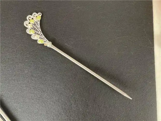 韩式发簪韩服朝鲜服宫廷头饰公主名族韩版复古新娘盘发彩珠民俗