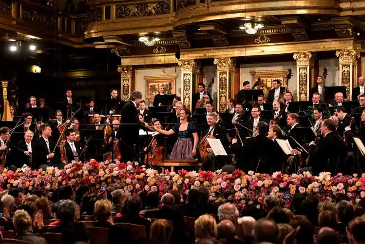 照片上的维也纳新年音乐会历年演出现场精彩图集257p