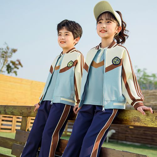 一二一二三三五年级小学生班服春夏运动四件件套校服