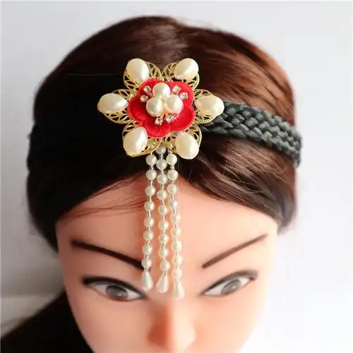 朝鲜族传统儿童韩服头饰韩国舞台演出发饰发绳发箍新娘韩式装饰品