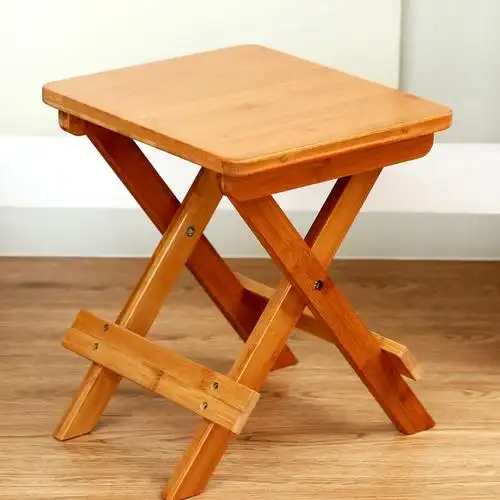 现代简约折叠凳子便携式家用实木小方凳马扎户外钓鱼椅小板凳优惠券