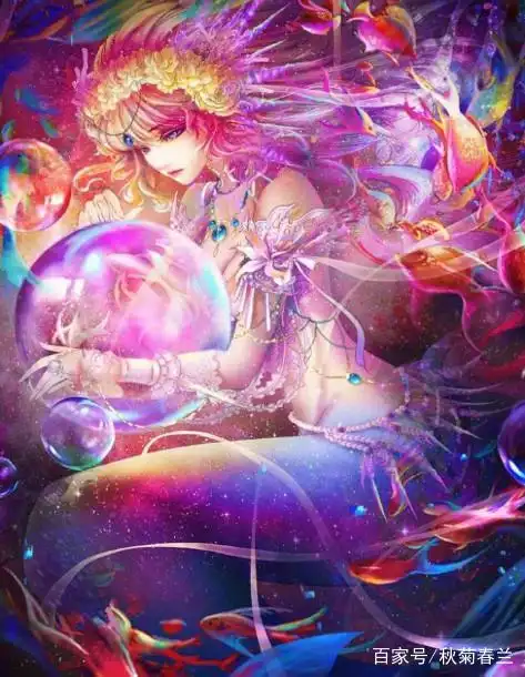 十二星座化身美人鱼,射手座身戴枷锁,白羊座是一个哀伤的故事!