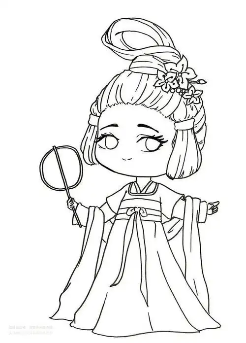 造型,动态之美运用水彩笔或马克笔为画面中的人物搭配合适的颜色运用